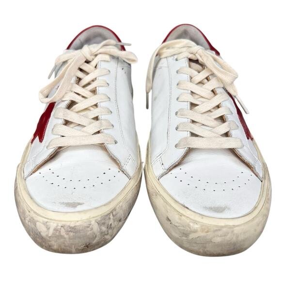 Golden Goose Men’s Red Star Distressed Sneaker Size 42 US 9 - Picture 7 of 11